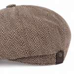 Herringbone Wool Cap