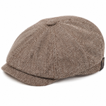 Herringbone Wool Cap