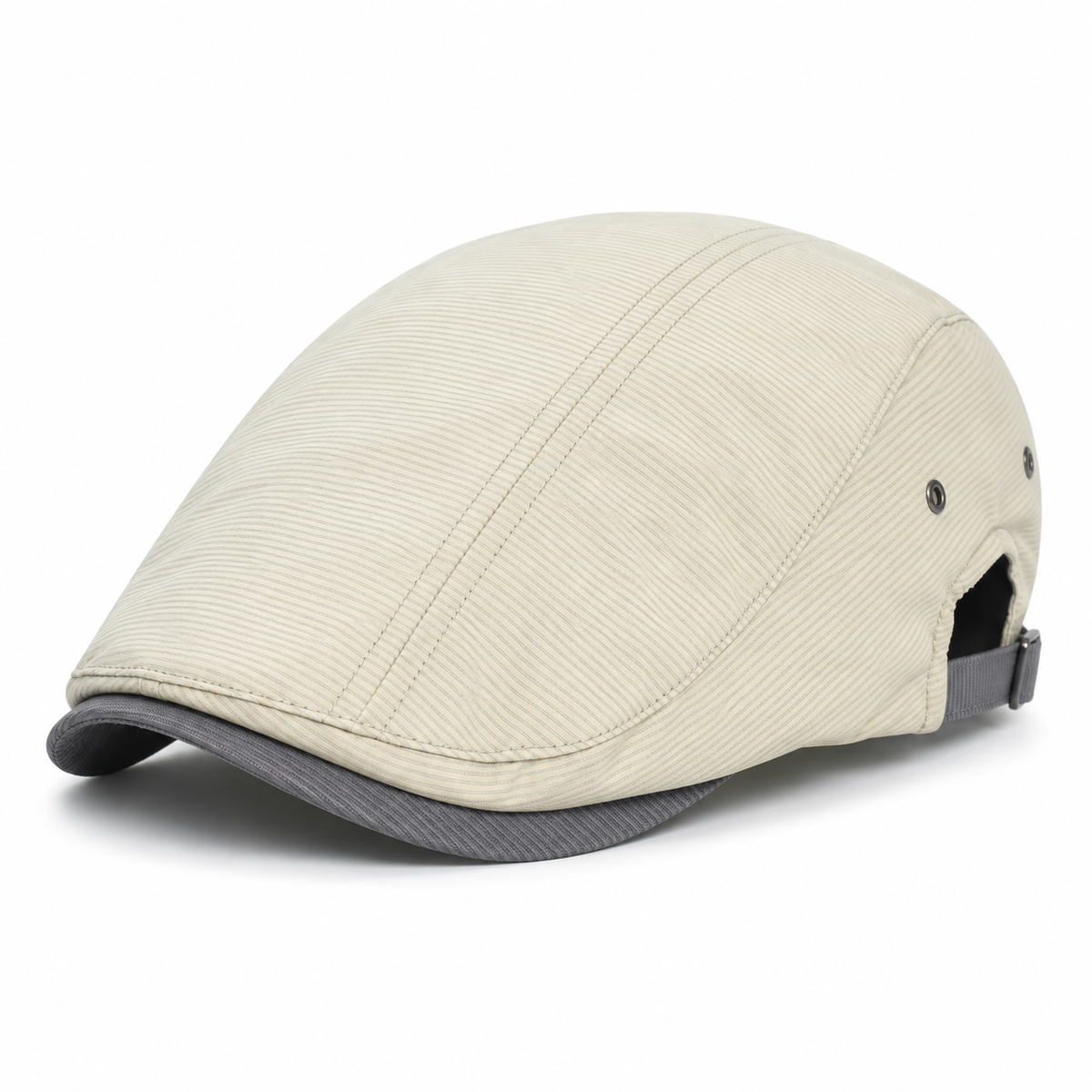 Pinstripe Cotton Cap